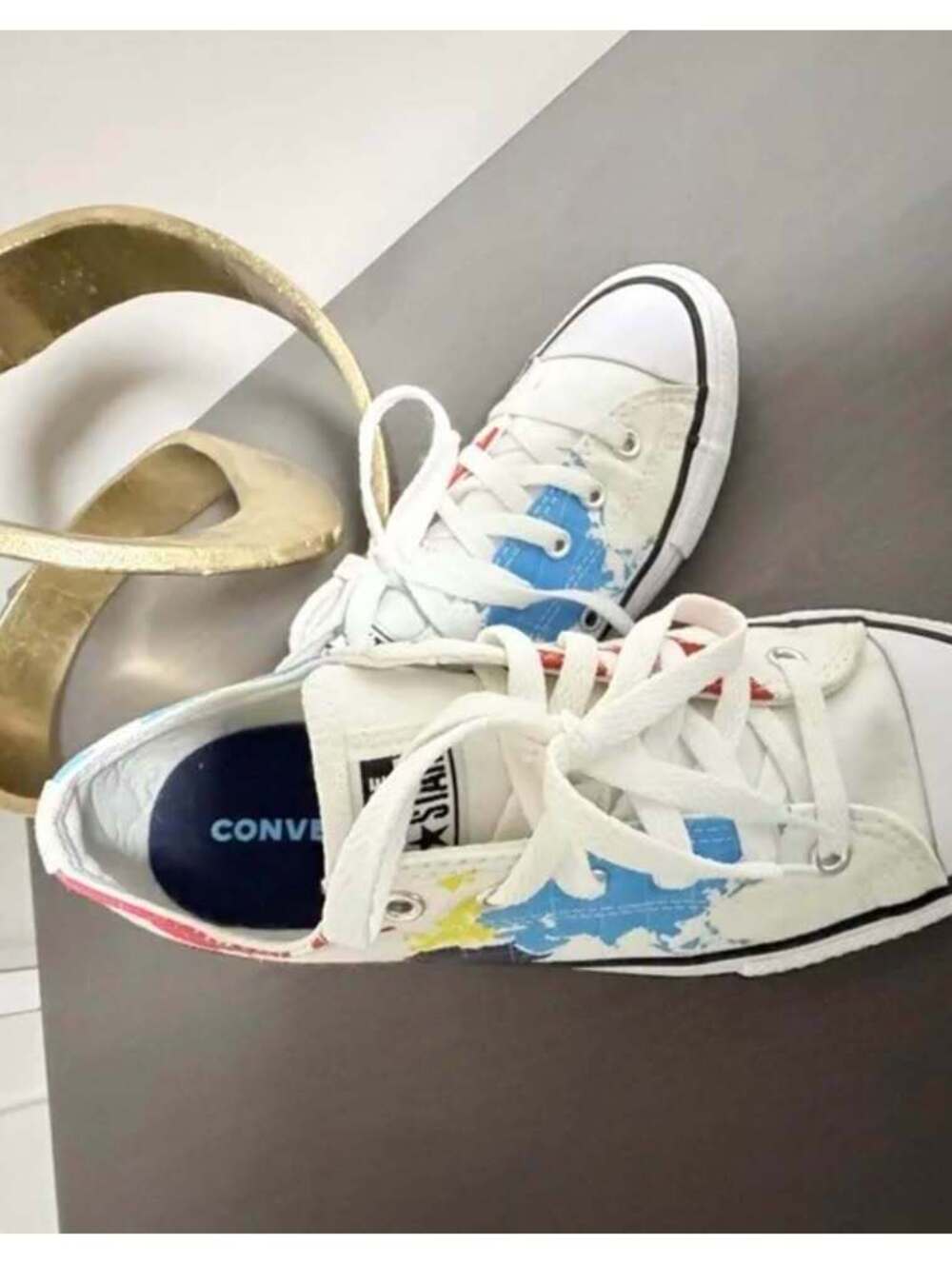 Converse All-Star Low Top World Map Sneakers